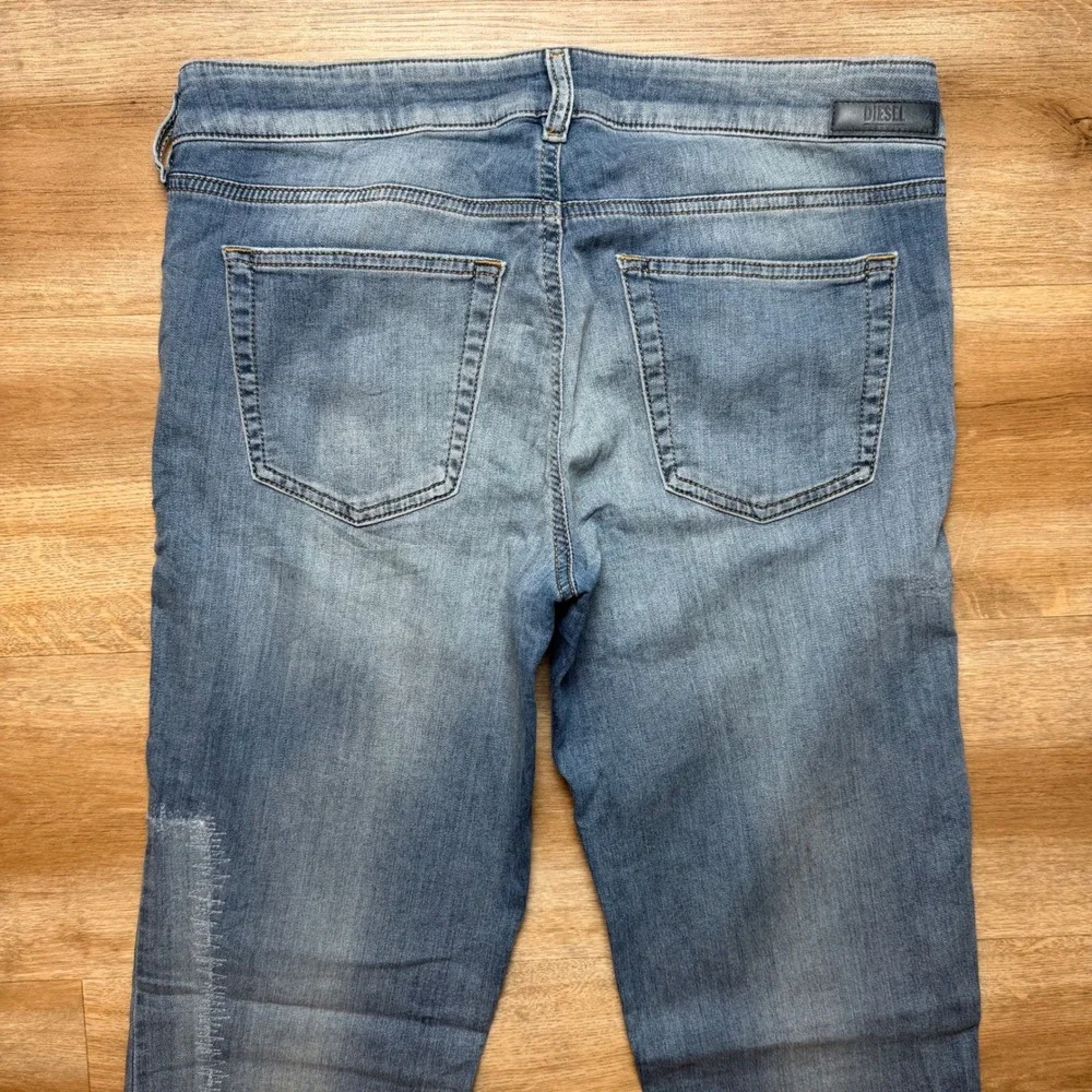 Diesel JoggJeans Womens W29 Blue D-Ollies-NE Slim Stretch Denim Light Wash 069JZ